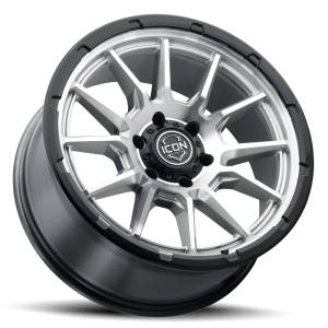 ICON Alloys Off-Road Wheels | 1350 Offroad - ICON Alloys Cajon, Silver Machined w/ Gloss Black Lip, 20x9 / 6x135, 16mm Offset Wheel 8320906356SMGB - Image 3