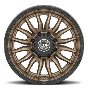 ICON Alloys Off-Road Wheels | 1350 Offroad - ICON Alloys Cajon, Satin Bronze w/ Gloss Black Lip, 20x9 / 8x6.5, 12mm Offset Wheel 8320908055SBGB - Image 2