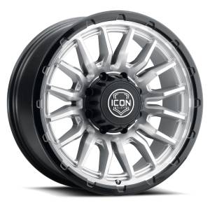 ICON Alloys Off-Road Wheels | 1350 Offroad - ICON Alloys Cajon, Silver Machined w/ Gloss Black Lip, 20x9 / 8x170, 6mm Offset Wheel 8320908152SMGB - Image 1