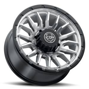 ICON Alloys Off-Road Wheels | 1350 Offroad - ICON Alloys Cajon, Silver Machined w/ Gloss Black Lip, 20x9 / 8x170, 6mm Offset Wheel 8320908152SMGB - Image 3