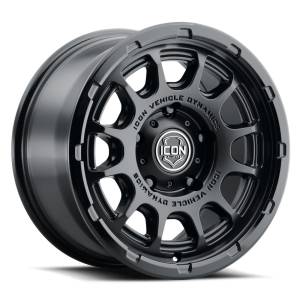 ICON Alloys Off-Road Wheels | 1350 Offroad - ICON Alloys Rancho, Double Black, 17x8.5 / 5x5, -6mm Offset Wheel 8417857345DB - Image 1