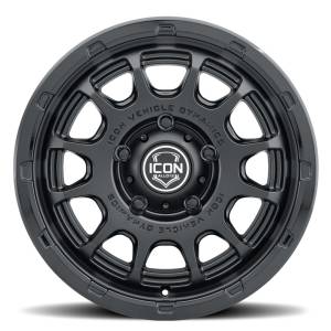 ICON Alloys Off-Road Wheels | 1350 Offroad - ICON Alloys Rancho, Double Black, 17x8.5, 5x5.5, 0mm Offset Wheel 8417858647DB - Image 2