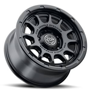 ICON Alloys Off-Road Wheels | 1350 Offroad - ICON Alloys Rancho, Double Black, 17x8.5 / 5x150, 25mm Offset Wheel 8417855557DB - Image 3