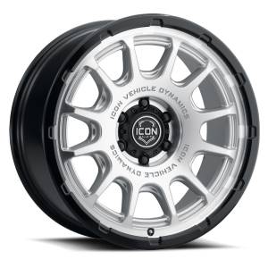 ICON Alloys Off-Road Wheels | 1350 Offroad - ICON Alloys Rancho, Silver Machined w/ Gloss Black Lip, 20x9 / 6x135, 16mm Offset Wheel 8420906356SMGB - Image 1