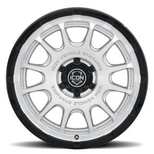 ICON Alloys Off-Road Wheels | 1350 Offroad - ICON Alloys Rancho, Silver Machined w/ Gloss Black Lip, 20x9 / 6x5.5, 0mm Offset Wheel 8420908350SMGB - Image 2