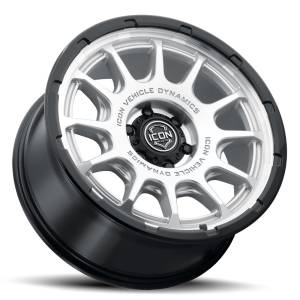 ICON Alloys Off-Road Wheels | 1350 Offroad - ICON Alloys Rancho, Silver Machined w/ Gloss Black Lip, 20x9 / 5x150, 16mm Offset Wheel 8420905556SMGB - Image 3