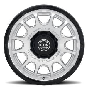 ICON Alloys Off-Road Wheels | 1350 Offroad - ICON Alloys Rancho, Silver Machined w/ Gloss Black Lip, 20x9 / 8x170, 6mm Offset Wheel 8420908152SMGB - Image 2