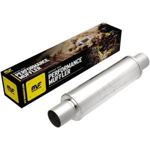 MagnaFlow Exhaust Systems & Installation | 1350 Offroad - MagnaFlow 2.5 in/2.5 in Center/Center, 4 in x 14 in x 4 in Body Muffler 10416 - Image 4