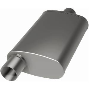 MagnaFlow Exhaust Systems & Installation | 1350 Offroad - MagnaFlow 2.25 in/2.25 in Offset/Center, 4 in x 14 in x 9 in Body Muffler 11225 - Image 3