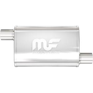 MagnaFlow Exhaust Systems & Installation | 1350 Offroad - MagnaFlow 2.5 in/2.5 in Offset/Offset, 4 in x 18 in x 9 in Body Muffler 11266 - Image 1