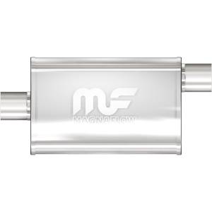 MagnaFlow Exhaust Systems & Installation | 1350 Offroad - MagnaFlow 2.5 in/2.5 in Offset/Center, 4 in x 11 in x 9 in Body Muffler 11366 - Image 1
