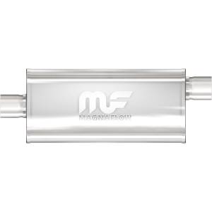 MagnaFlow Exhaust Systems & Installation | 1350 Offroad - MagnaFlow 3 in/3 in Offset/Center, 5 in x 24 in x 8 in Body Muffler 12289 - Image 1