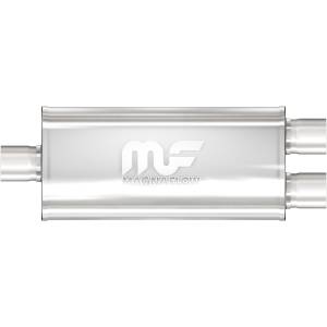 MagnaFlow Exhaust Systems & Installation | 1350 Offroad - MagnaFlow 3 in/2.5 in Center/Dual, 5 in x 24 in x 8 in Body Muffler 12388 - Image 1