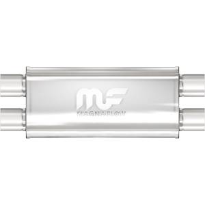 MagnaFlow Exhaust Systems & Installation | 1350 Offroad - MagnaFlow 2.5 in/2.5 in Dual/Dual, 5 in x 18 in x 8 in Body Muffler 12468 - Image 1