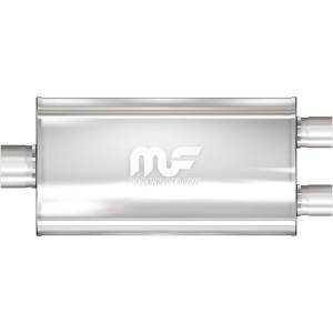 MagnaFlow Exhaust Systems & Installation | 1350 Offroad - MagnaFlow 3.5 in/2.5 in Center/Dual, 5 in x 22 in x 11 in Body Muffler 12587 - Image 1