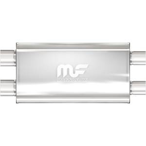 MagnaFlow Exhaust Systems & Installation | 1350 Offroad - MagnaFlow 3 in/3 in Dual/Dual, 5 in x 22 in x 11 in Body Muffler 12599 - Image 1