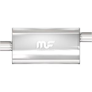 MagnaFlow Exhaust Systems & Installation | 1350 Offroad - MagnaFlow 3.5 in/3.5 in Offset/Center, 5 in x 22 in x 11 in Body Muffler 12909 - Image 1