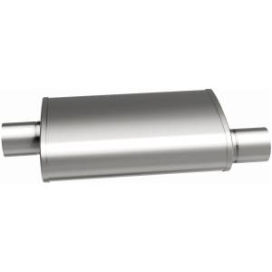 MagnaFlow Exhaust Systems & Installation | 1350 Offroad - MagnaFlow 2 in/2 in Offset/Center, 4 in x 14 in x 9 in Body Muffler 13214 - Image 4