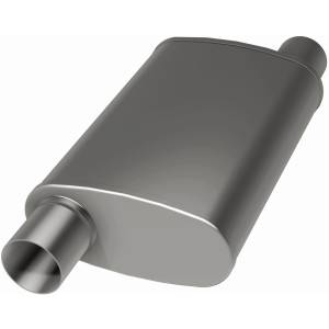 MagnaFlow Exhaust Systems & Installation | 1350 Offroad - MagnaFlow 2.5 in/2.5 in Offset/Offset, 4 in x 14 in x 9 in Body Muffler 13236 - Image 3