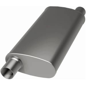 MagnaFlow Exhaust Systems & Installation | 1350 Offroad - MagnaFlow 2.5 in/2.5 in Offset/Offset, 4 in x 18 in x 9 in Body Muffler 13266 - Image 3