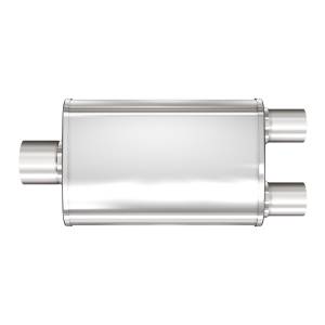 MagnaFlow Exhaust Systems & Installation | 1350 Offroad - MagnaFlow 3 in/2.5 in Center/Dual, 4 in x 14 in x 9 in Body Muffler 13288 - Image 1