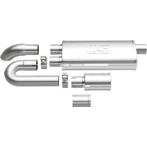 MagnaFlow Exhaust Systems & Installation | 1350 Offroad - MagnaFlow Universal xMOD Muffler, 2.5 in Offset/Dual, 5 in x 18 in x 8 in Body Muffler 14006 - Image 1