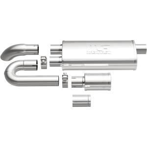 MagnaFlow Exhaust Systems & Installation | 1350 Offroad - MagnaFlow Universal xMOD Muffler, 3 in Offset/Dual, 5 in x 18 in x 8 in Body Muffler 14009 - Image 1