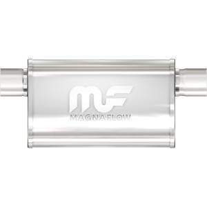 MagnaFlow Exhaust Systems & Installation | 1350 Offroad - MagnaFlow 2.5 in/2.5 in Offset/Offset Same Side, 5 in x 14 in x 8 in Body Muffler 14211 - Image 1