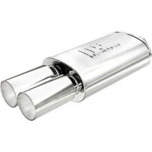 MagnaFlow Exhaust Systems & Installation | 1350 Offroad - MagnaFlow 2.25 in/3.5 in Center/Dual, 5 in x 14 in x 8 in Body Muffler 14816 - Image 1
