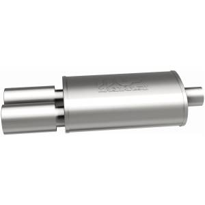 MagnaFlow Exhaust Systems & Installation | 1350 Offroad - MagnaFlow 2.25 in/3.5 in Center/Dual, 5 in x 14 in x 8 in Body Muffler 14816 - Image 4