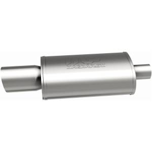 MagnaFlow Exhaust Systems & Installation | 1350 Offroad - MagnaFlow 2.25 in/4 in Center/Center, 5 in x 14 in x 8 in Body Muffler 14827 - Image 4