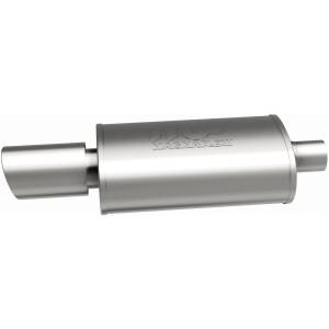 MagnaFlow Exhaust Systems & Installation | 1350 Offroad - MagnaFlow 2.25 in/4 in Center/Center, 5 in x 14 in x 8 in Body Muffler 14829 - Image 4