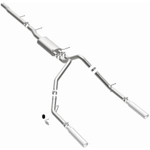 MagnaFlow Exhaust Systems & Installation | 1350 Offroad - MagnaFlow Street Series Polished Cat-Back System 15565 - Image 2