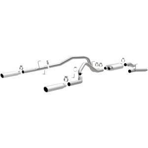 MagnaFlow Exhaust Systems & Installation | 1350 Offroad - MagnaFlow Street Series Polished Cat-Back System 16520 - Image 1