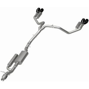 MagnaFlow Exhaust Systems & Installation | 1350 Offroad - MagnaFlow Street Series Black Chrome Cat-Back System 19541 - Image 3