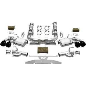 MagnaFlow Exhaust Systems & Installation | 1350 Offroad - MagnaFlow xMOD Series Black Chrome Tips Cat-Back System 19545 - Image 1