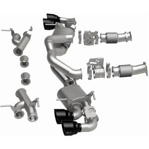 MagnaFlow Exhaust Systems & Installation | 1350 Offroad - MagnaFlow xMOD Series Black Chrome Tips Cat-Back System 19545 - Image 4