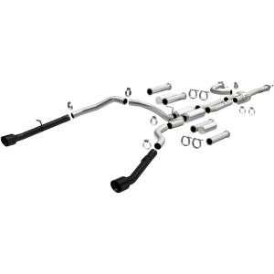 MagnaFlow Exhaust Systems & Installation | 1350 Offroad - MagnaFlow xMOD Series Black Coated Tips Cat-Back System 19552 - Image 1