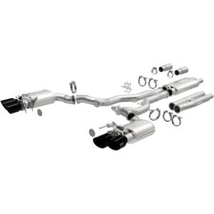 MagnaFlow Exhaust Systems & Installation | 1350 Offroad - MagnaFlow xMOD Series Black Chrome Tips Cat-Back System 19646 - Image 1