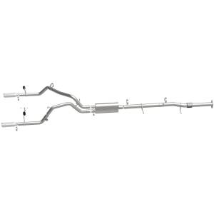 MagnaFlow Exhaust Systems & Installation | 1350 Offroad - MagnaFlow NEO Series Polished Tips Cat-Back System 19650 - Image 4