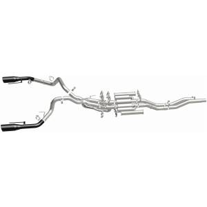 MagnaFlow Exhaust Systems & Installation | 1350 Offroad - MagnaFlow xMOD Series Black Coated Tips Cat-Back System 19651 - Image 4