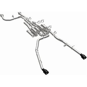 MagnaFlow Exhaust Systems & Installation | 1350 Offroad - MagnaFlow xMOD Series Black Chrome Tips Cat-Back System 19691 - Image 2