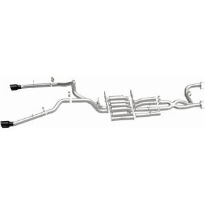 MagnaFlow Exhaust Systems & Installation | 1350 Offroad - MagnaFlow xMOD Series Black Chrome Tips Cat-Back System 19691 - Image 4